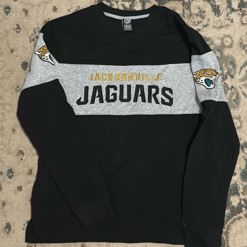 NFL Black and Gray Crewneck Sweater